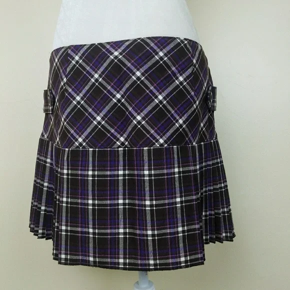 No Boundaries Tartan Schoolgirl Skirt Size 11 Jr. - Picture 4 of 5